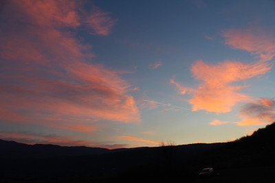 Beautiful sunset, Fatničko field, march 2019